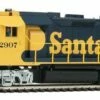Walthers Proto 920-42164 HO Scale EMD Phase 2 GP35 Diesel Locomotive Santa Fe SF 2907 DCC Sound